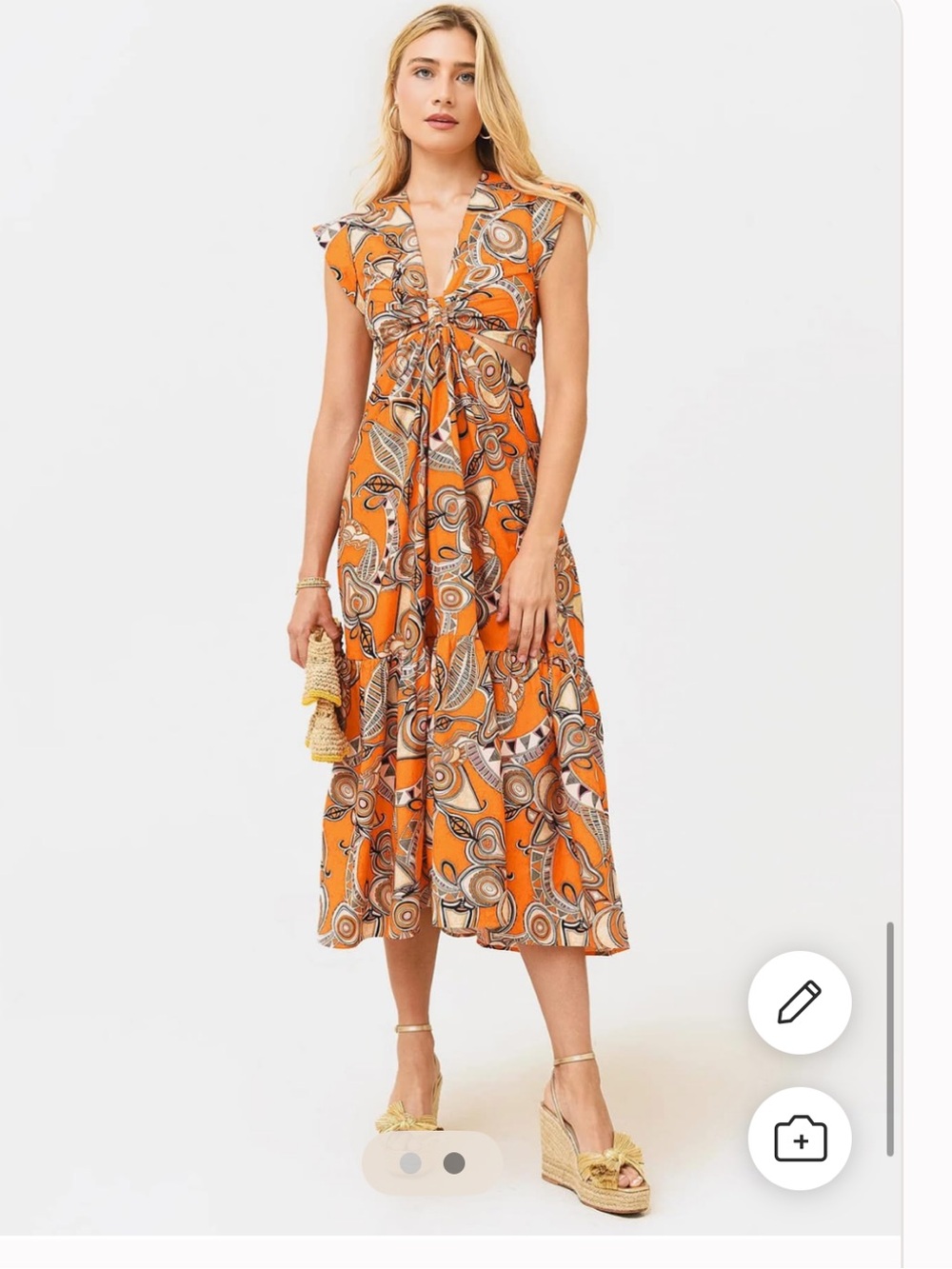 ALC Alexandria Midi Dress